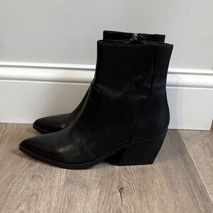 Steve Madden Black Heeled Boots